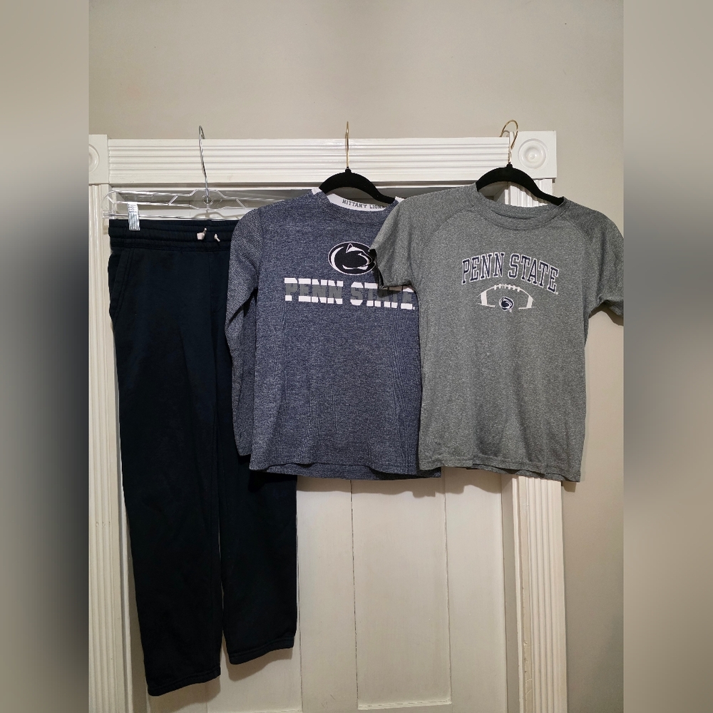 Boys Penn State Inspired Lot Size  8/10 =3 Pieces